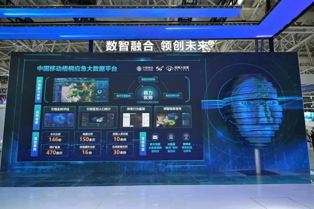 數字中國建設峰會丨走！去中國移動館觸摸數字脈動與大數據處理